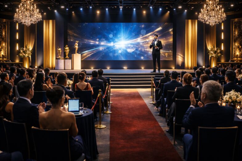 Award Night & Gala Event Planning in Mumbai Planning an unforgettable award night or gala event requires precision, creativity, and flawless execution. At Winged Human Events, we specialize in Award Night & Gala Event Planning in Mumbai, delivering premium, high-impact events that celebrate achievements, inspire audiences, and elevate brand prestige. From red carpet entrances and elegant stage designs to celebrity hosting and seamless event flow, our expert team ensures your award ceremony or gala night becomes a truly memorable experience. Professional Award Night & Gala Event Planners in Mumbai As one of the trusted award night planners in Mumbai, we understand the importance of recognition and celebration. Whether it’s a corporate awards ceremony, industry recognition night, employee appreciation event, or luxury gala dinner, our planning approach focuses on storytelling, elegance, and precision. Our team handles everything—from concept development and venue selection to décor, entertainment, and technical production—so you can enjoy a stress-free and successful event. Our Award Night & Gala Event Planning Services Complete Award Ceremony Management Our award night & gala event planning services cover every detail, ensuring a smooth and engaging event experience: Event concept & theme design Venue selection & booking in Mumbai Stage design & award presentation setup Red carpet & entry experience Trophy & certificate coordination Celebrity host & emcee management Guest registration & RSVP handling We ensure your award ceremony reflects prestige, professionalism, and excellence. Luxury Gala Night Event Planning For brands and organizations seeking sophistication, our gala event planning services in Mumbai deliver elegance and exclusivity. Our gala night services include: Premium décor & lighting design High-end furniture & table setups Ambient mood lighting & special effects Fine dining coordination & catering Live music, DJs, and entertainment acts Every element is curated to create a refined, memorable evening for your guests. Stage, Lighting & Audio-Visual Production A successful award night event relies heavily on impactful visuals and flawless sound. Our in-house production team ensures professional execution using advanced technology. Advanced Event Production Services LED video walls & backdrop screens Intelligent stage lighting & spotlights Crystal-clear sound systems Live camera feeds & event recording Seamless cue-based show flow We make sure every award moment shines—literally and emotionally. Why Choose Winged Human Events for Award Night Planning? Experienced Award Night Organisers in Mumbai With years of experience as award night organisers in Mumbai, we bring creativity, professionalism, and reliability to every event. What sets us apart: Customized event concepts Transparent pricing & timelines Experienced production & coordination team Strong vendor & venue network in Mumbai On-ground event managers for smooth execution Our goal is to create award nights that leave a lasting impression on attendees and stakeholders. Corporate Award Nights & Industry Recognition Events We specialize in corporate award night planning for: Annual company award ceremonies Sales & performance recognition events Industry excellence awards Startup & leadership awards Media & influencer award nights Each event is designed to align with your brand values while delivering a premium experience. End-to-End Gala Event Planning in Mumbai From planning to execution, our gala event planners in Mumbai ensure every detail is handled with precision. We focus on guest experience, visual impact, and smooth event flow—so your celebration feels seamless and luxurious. Whether it’s a 100-guest elite gala or a large-scale award ceremony, Winged Human Events delivers excellence at every stage. Book Award Night & Gala Event Planners in Mumbai Looking for reliable Award Night & Gala Event Planning in Mumbai? Let Winged Human Events transform your vision into a spectacular celebration. 📞 Contact us today to plan an award night or gala event that truly honors success and creates unforgettable moments.